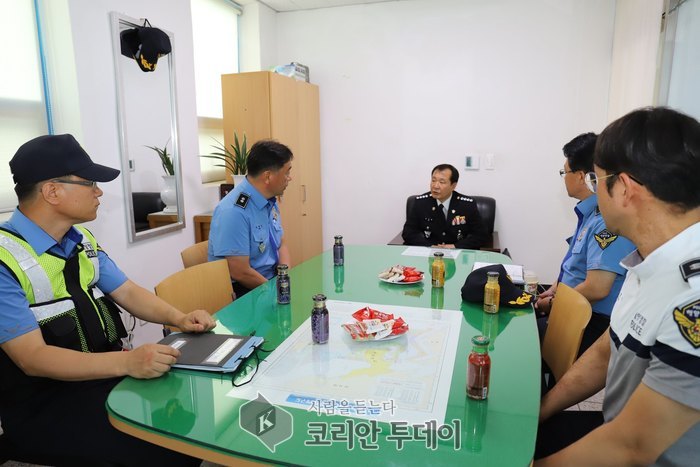 울진해경, 최시영 울진해경서장, 연안해역 및 파출소 최우선 점검