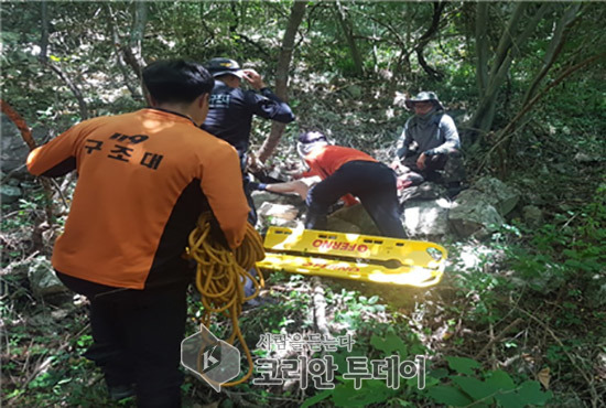 전남소방, 야산 실종자 3일만에 가족 품으로