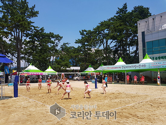 보성서 전국 여자비치발리볼대회 성황