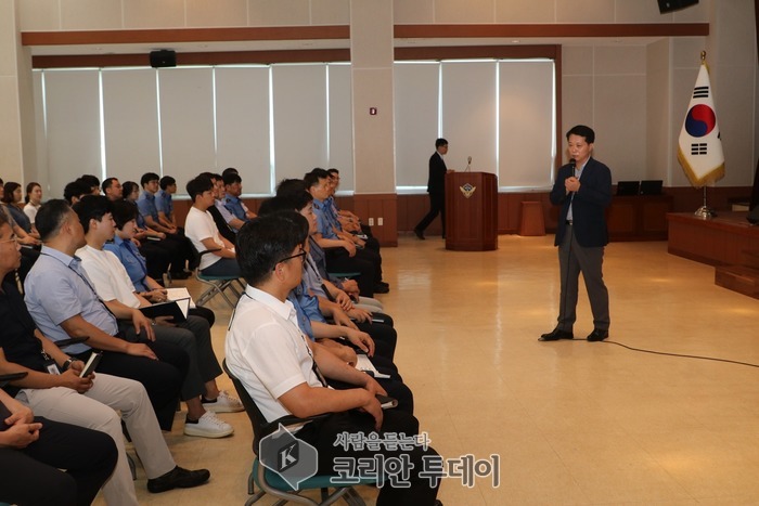 군산해경, 오윤용 해경청 기획조정관 ‘소통의 장’ 가져
