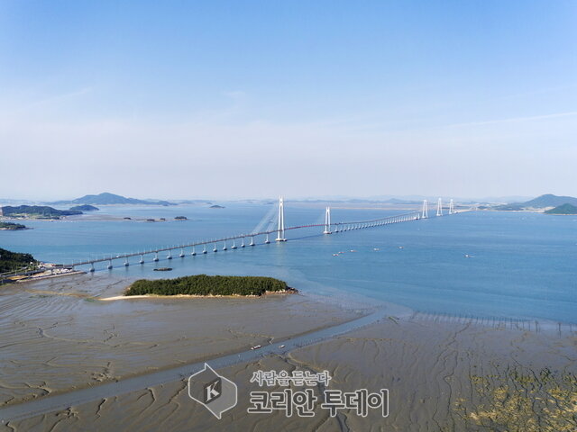 신안 장산~자라 간 해상교량 연결 속도