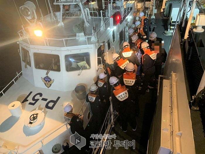 완도해경, 육지와 37km 떨어진 여서도 60대 응급환자 긴급이송