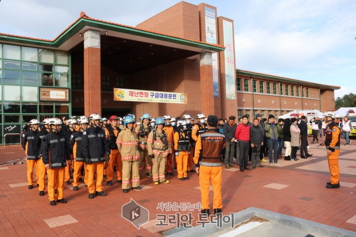 고흥소방서,‘다수사상자 발생 대비’구급대응훈련 실시