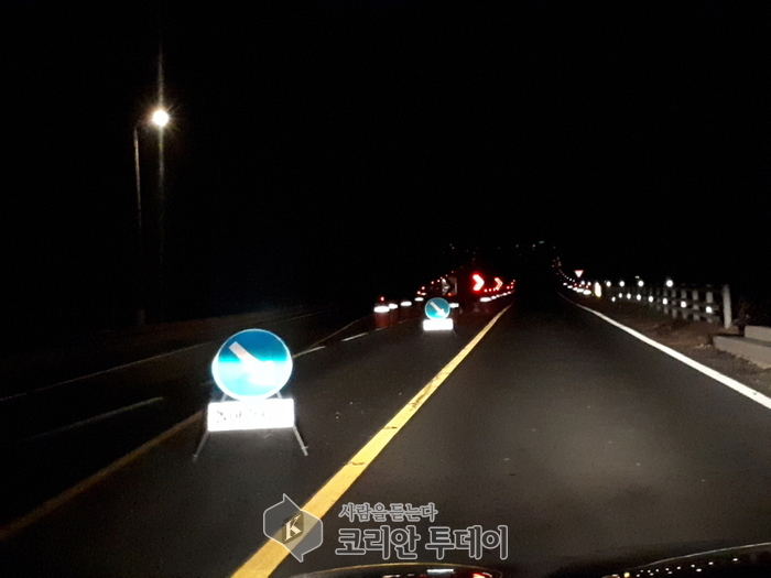 전남경찰청, 사고 예방을 위한 도로공사구간 교통안전시설 특별 점검