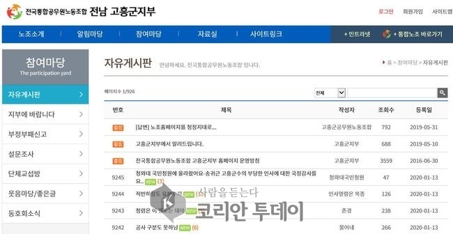 고흥군민, 자치단체장 파문으로 ‘창피해 죽겠다’