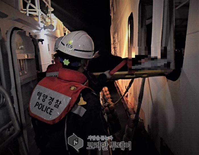 완도해경, 노화도 임산부 긴급이송…건강한 딸아이 출산