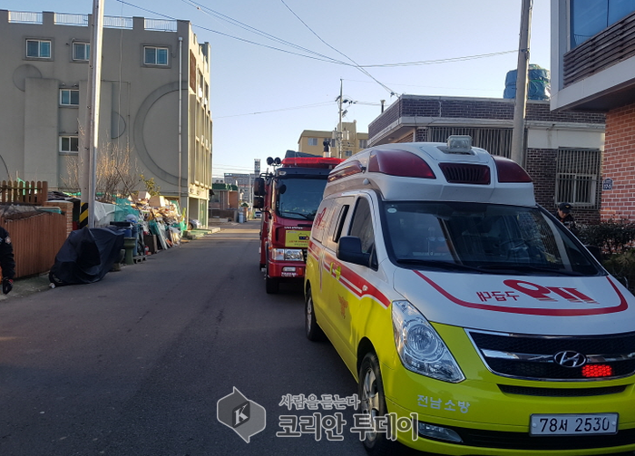 도양 119안전센터, 소방차 길터주기 캠페인