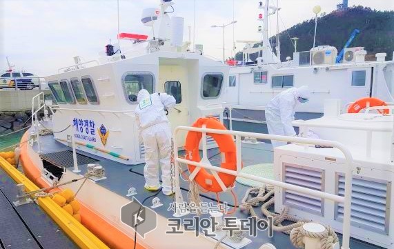 완도해경, 코로나19 심각단계 격상에 따른 현장대책반 운영