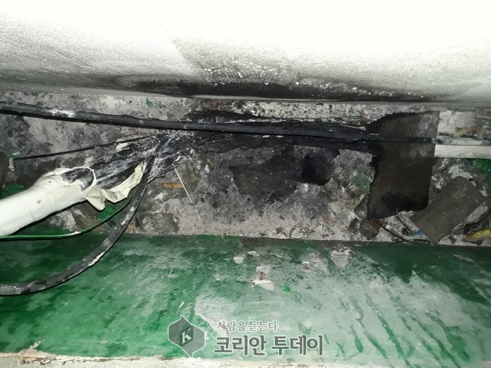 고흥소방서, 에어컨 실외기 전선 화재 소화기로 진압