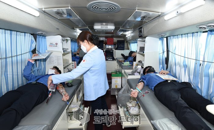 완도해경, 코로나19 극복 헌혈나눔운동 실시