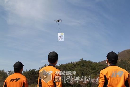 전남소방, ‘임야화재’ 드론 활용 감시