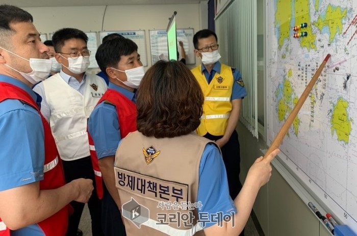 완도해경, 해양오염사고 대비 방제대책본부 운영 훈련