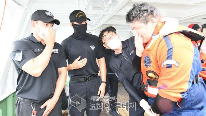 완도해경, 완도수산고등학교 실습훈련 해상안전관리 실시