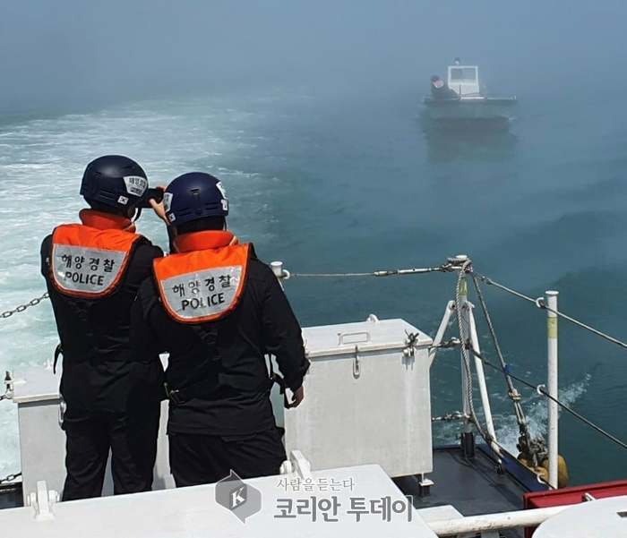 완도해경, 짙은 안개 속 방향상실 선박 구조