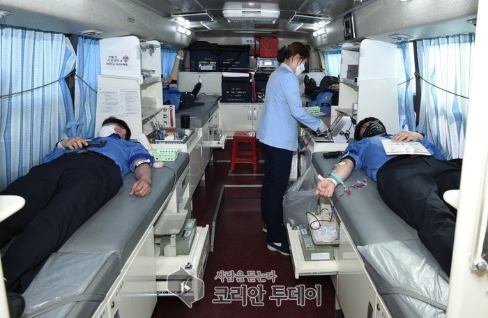 완도해경, 사랑의 단체헌혈로 이웃사랑 실천