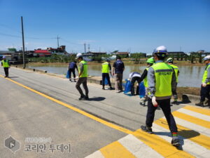 안성시 하수도 공기업, 불당 공공하수처리시설 인근 환경정화 활동 성공적으로 실시