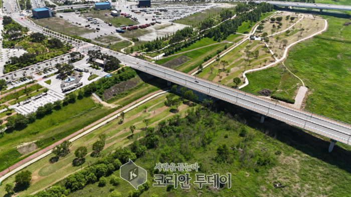 [코리안투데이] 금강파크골프장 조성 대지 © 이윤주 기자