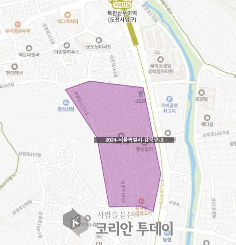 [코리안투데이] 공중케이블 정비사업 강북-3 정비구역-우이제일교회 주변