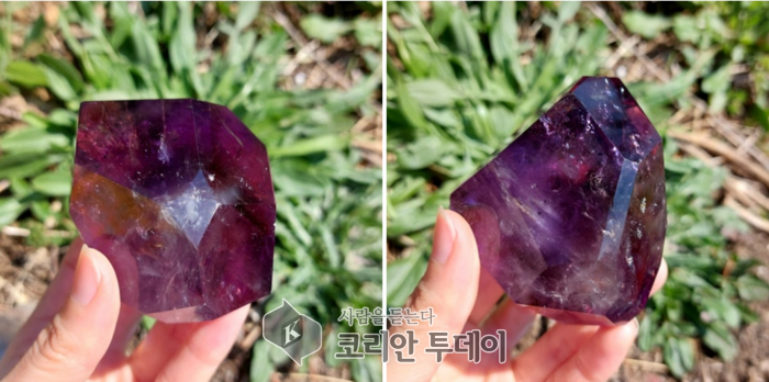 [코리안투데이] 고급스럽고 세련된 자수정 © 양정자 기자