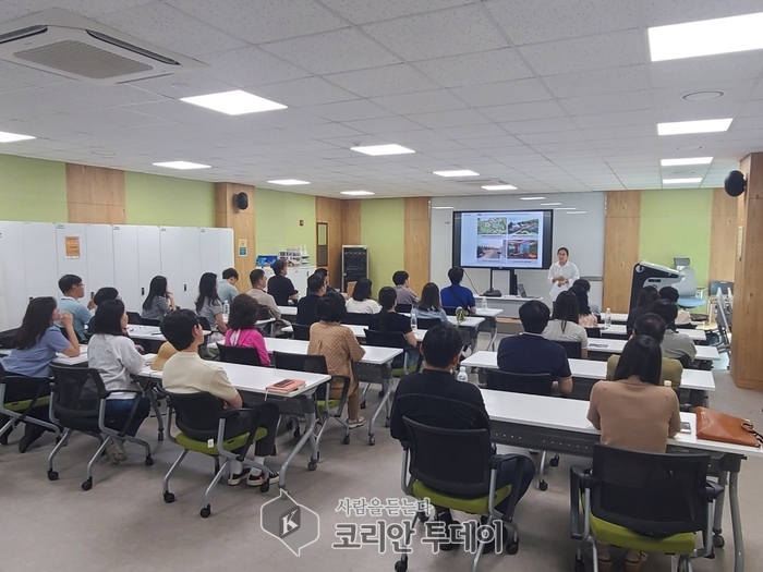 [코리안투데이] 세종수목원에서 진행된 마을정원 디자인 컨설팅 © 이윤주 기자