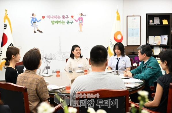 [코리안투데이] 중구 주민들이 전하는 정책 체험담과 개선 의견 모습 © 지승주 기자