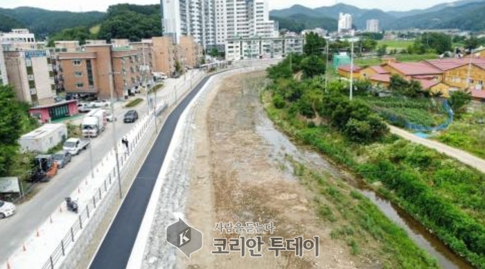[코리안투데이] 용인특례시가 용천사천에 산책로를 조성 © 김나연 기자
