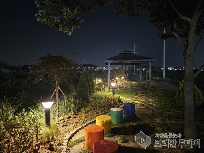 [코리안투데이] 주민을 위한 쌈지공원 '조방죽 정원' 조성 © 박정순 기자