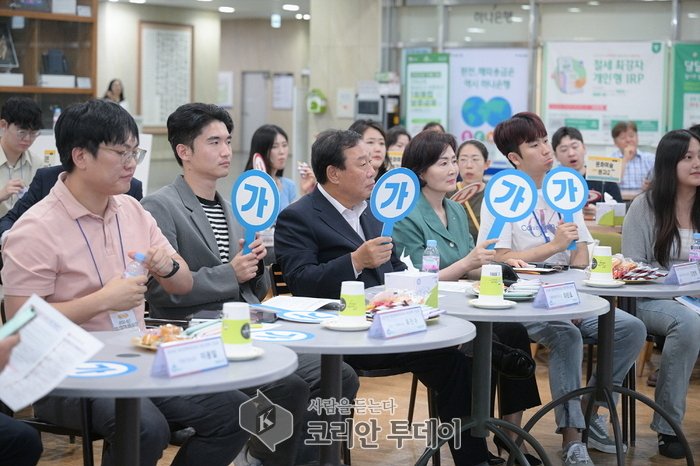 [코리안투데이] 최민호싲ㅇ 중앙부처 청년보좌역 등 지역 청년과 간담회 © 이윤주 기자