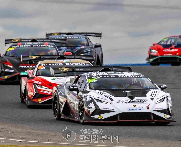 [코리안투데이] 가장 선두가 SQDA-GRIT Motorsport의 이창우 선수 경주차 ©우정희 기자