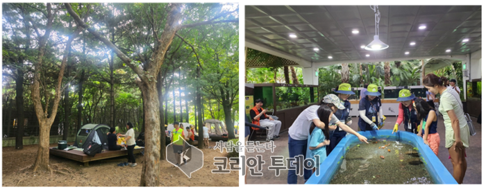 [코리안투데이] 사진은 지난해 ‘성동 서울숲 여름캠핑장’ 운영 모습 © 지승주 기자