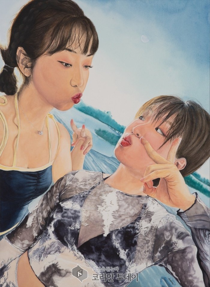 [코리안투데이] 마북동-김승미 작가가 강남미술대전에서 특선을 수상한 작품 © 김나연 기자