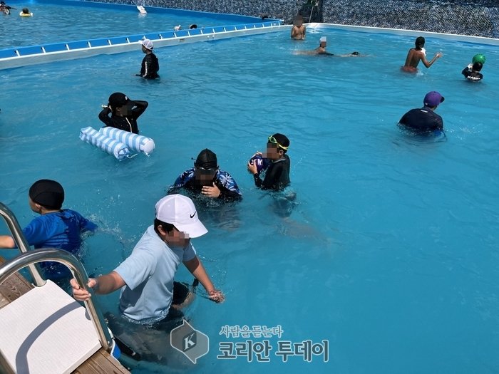 [코리안투데이] 의정부시, 드림스타트 아동들의 신나는 물놀이 모습 © 강은영 기자