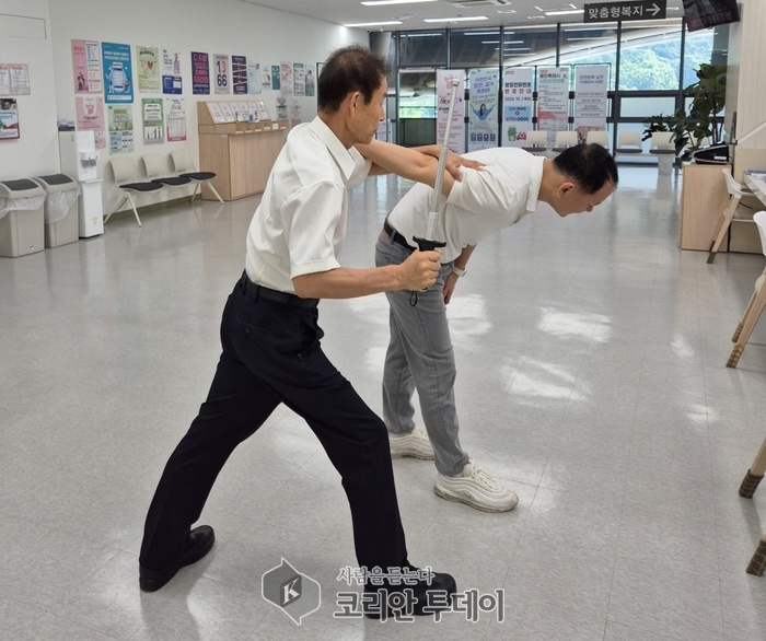 [코리안투데이] 처인구 삼가동 행정자치센터에서 민원실 비상 상황 대비 모의훈련을 진행했다. © 김나연 기자
