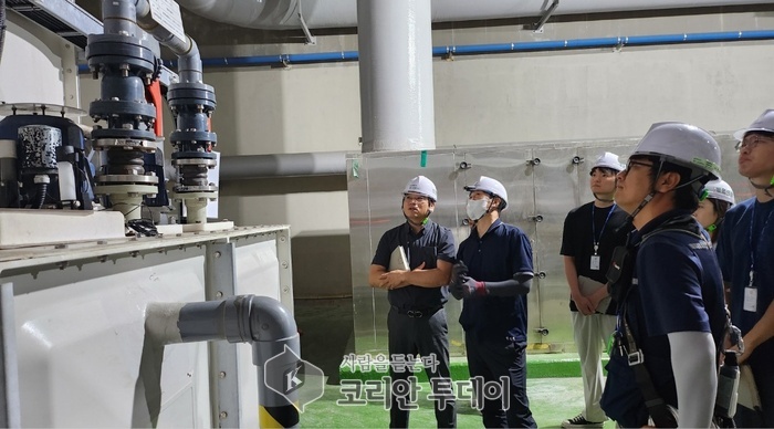 [코리안투데이] 추석 연휴를 앞두고 공공하수처리시설 특별점검을 진행했다. © 김나연 기자