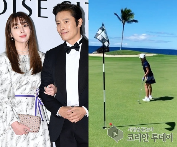 [코리안투데이] 이병헌과 이민정 커플 © 박정희 기자