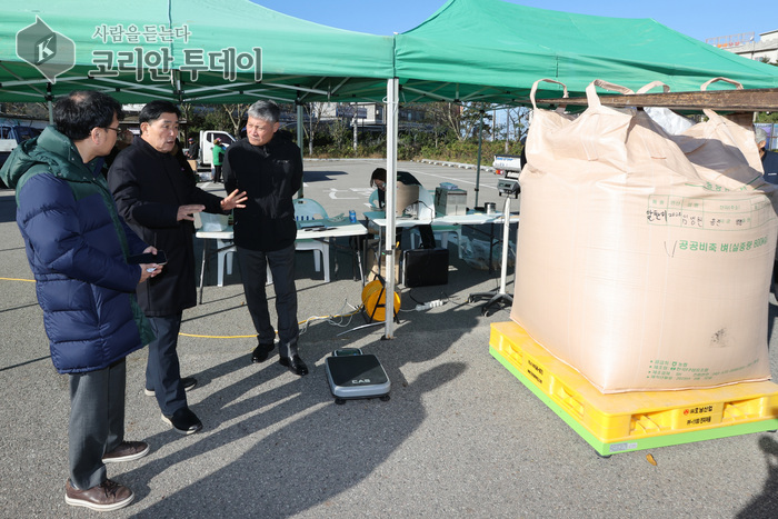 [코리안투데이] 2024년산 공공비축미곡으로 매입되는 미곡 © 김미희 기자