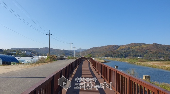 [코리안투데이] 경인천 포곡~모현 구간 산책로 모습 © 김나연 기자
