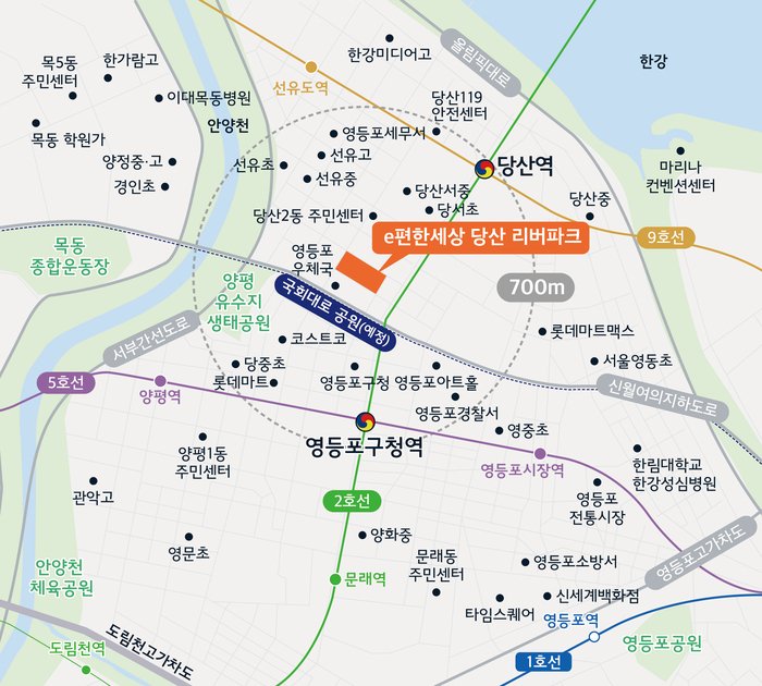 DL이앤씨, ‘e편한세상 당산 리버파크’ 11월 분양 시작