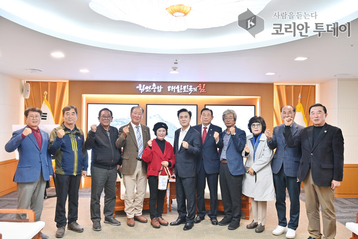 [코리안투데이] 충남도, 파크골프협회 및 도,시군 관계자와 간담회 실시. © 신기순 기자