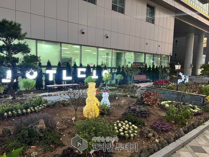 [코리안투데이] 고운한글정원 경관조명 점등 © 이윤주 기자