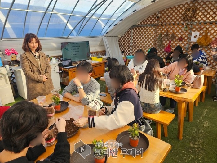 [코리안투데이] 조향사 원예복지사 직업체험 실시 © 지승주 기자
