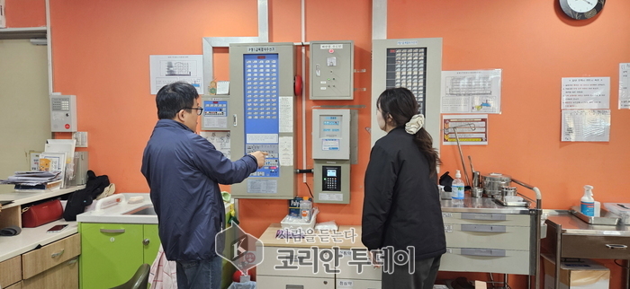 [코리안투데이] 지역 내 노인복지시설을 대상으로 동절기 안전 점검 © 박정희 기자