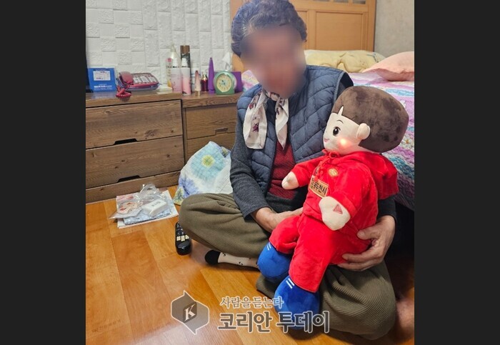 동두천시보건소, 독거 어르신에 인공지능 로봇 돌봄 서비스 제공