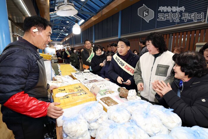 [코리안투데이] 설 맞아 ‘전통시장 가는 날’ 행사 © 김미희 기자
