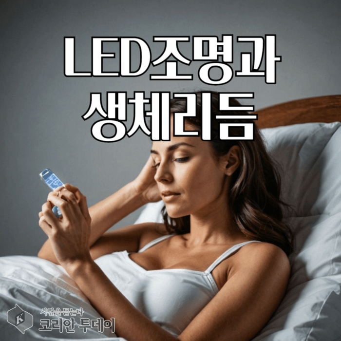 LED 조명이 생체리듬에 미치는 영향과 건강한 수면습관