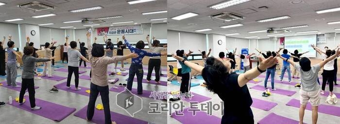 [코리안투데이] 지금은 운동시대 운영 모습 © 양정자 기자