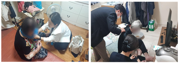 [코리안투데이] 광진구 의료돌봄 대상자 방문 간호 및 진료 현장 © 안덕영 기자