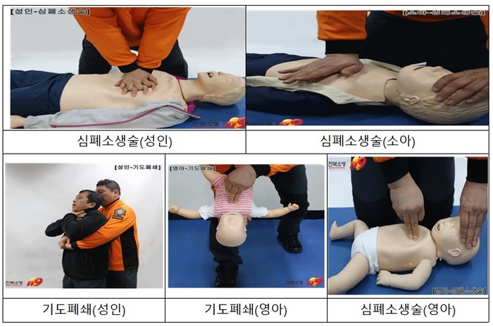 [코리안투데이] 전북소방본부 제공 CPR시각자료 © 강정석 기자