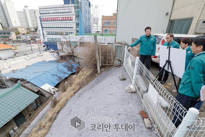 [코리안투데이] 원주시, 해빙기 취약시설 안전점검 실시 © 이선영 기자