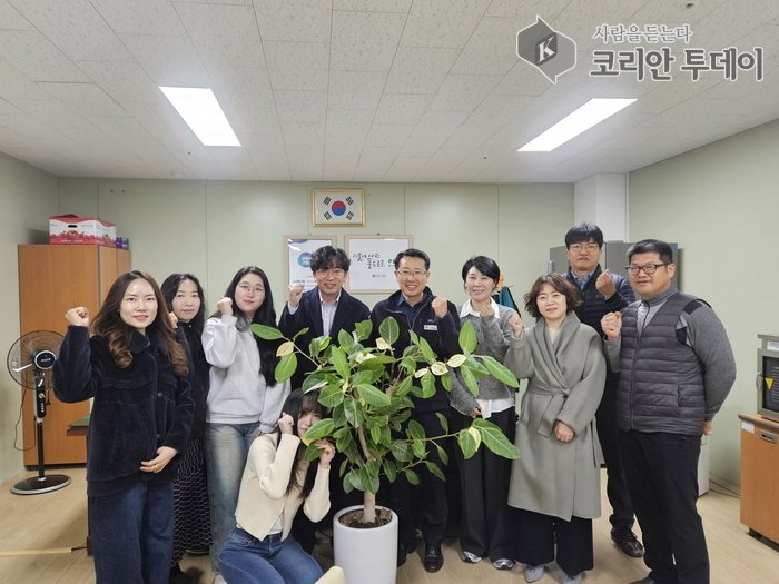 [코리안투데이] 안성시 서운면 AI와 함께 하는 ‘청렴이 꽃피는 나무’ © 이명애 기자